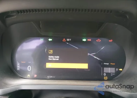 2021 Polestar 2 Launch Edition z USA, uszkodzony, nr VIN LPSED3KAXML017824